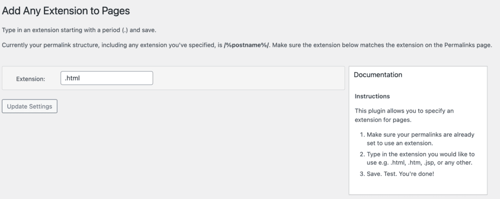 Add extension
